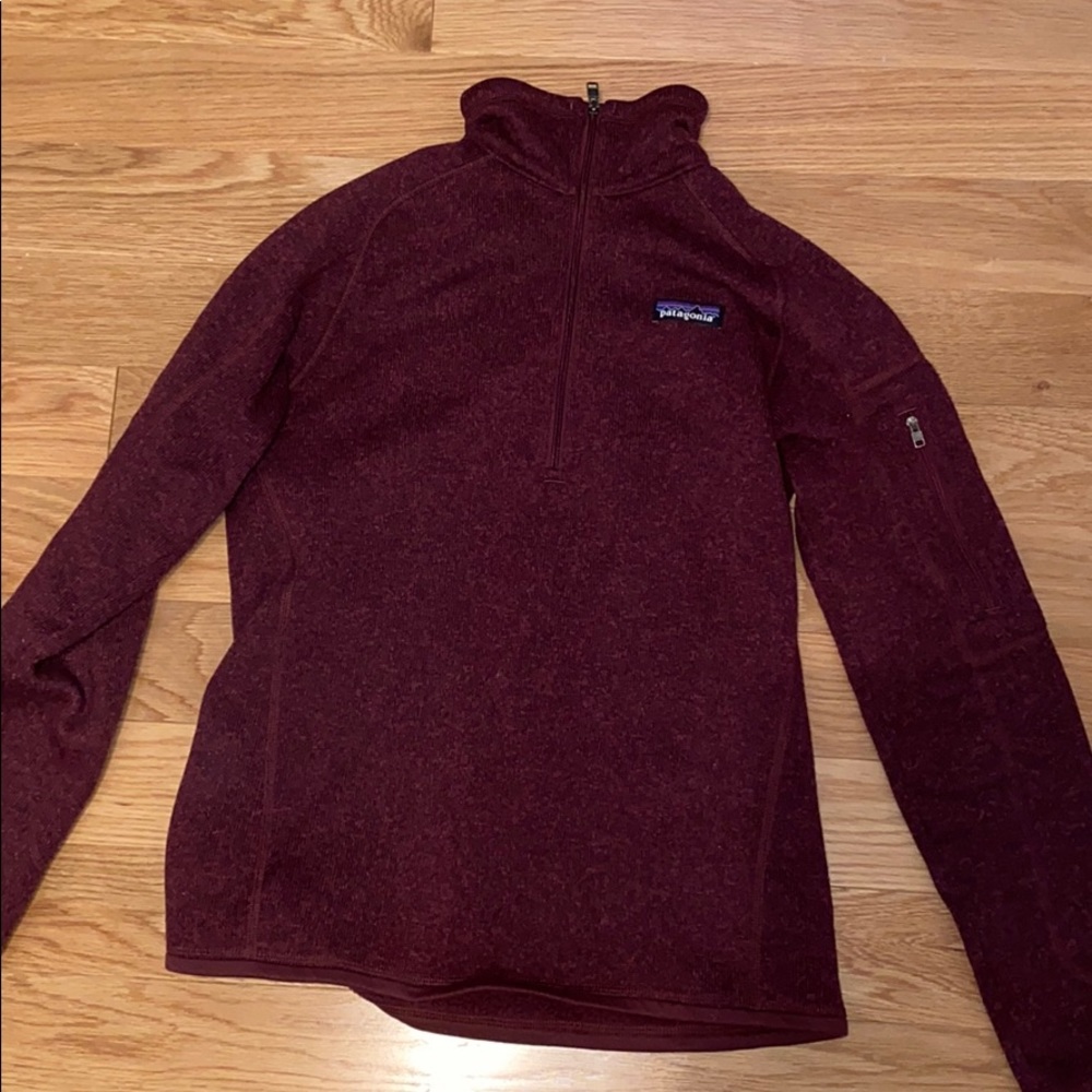 Maroon Patagonia Quarter Zip